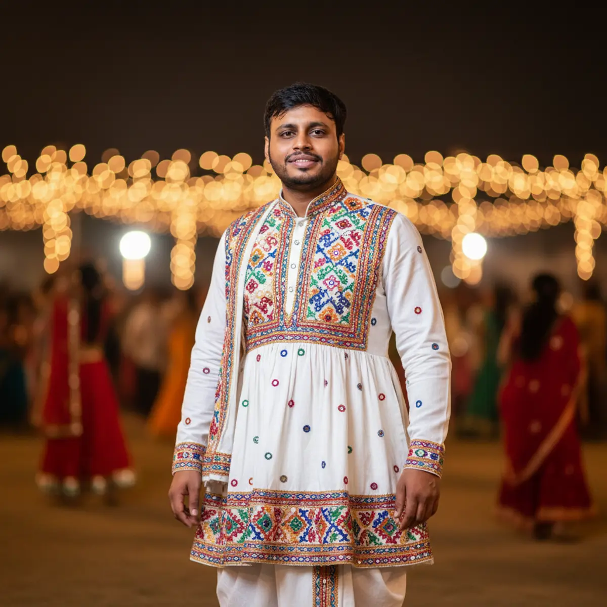 Kediyu Garba Night Portrait AI photo by pixkoz Picks